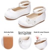 image:imageFelix amp Flora Girls Toddler Little Ballet Shoes  Flower Girls Mary Jane Flats Dress Shoes Party WeddingB897white