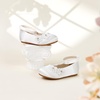 image:imageFelix amp Flora Girls Toddler Little Ballet Shoes  Flower Girls Mary Jane Flats Dress Shoes Party WeddingB897white