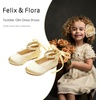 image:imageFelix amp Flora Girls Toddler Little Ballet Shoes  Flower Girls Mary Jane Flats Dress Shoes Party WeddingB898gold