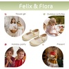 image:imageFelix amp Flora Girls Toddler Little Ballet Shoes  Flower Girls Mary Jane Flats Dress Shoes Party WeddingBf10nude