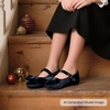 image:imageFelix amp Flora Girls Toddler Little Ballet Shoes  Flower Girls Mary Jane Flats Dress Shoes Party WeddingBf16black