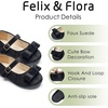 image:imageFelix amp Flora Girls Toddler Little Ballet Shoes  Flower Girls Mary Jane Flats Dress Shoes Party WeddingBf16black
