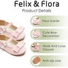 image:imageFelix amp Flora Girls Toddler Little Ballet Shoes  Flower Girls Mary Jane Flats Dress Shoes Party WeddingBf16pink