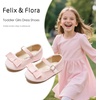 image:imageFelix amp Flora Girls Toddler Little Ballet Shoes  Flower Girls Mary Jane Flats Dress Shoes Party WeddingBf16pink