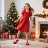 image:imageFelix amp Flora Girls Toddler Little Ballet Shoes  Flower Girls Mary Jane Flats Dress Shoes Party WeddingBf16red