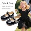 image:imageFelix amp Flora Girls Toddler Little Ballet Shoes  Flower Girls Mary Jane Flats Dress Shoes Party WeddingBf23pl Black