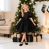 image:imageFelix amp Flora Girls Toddler Little Ballet Shoes  Flower Girls Mary Jane Flats Dress Shoes Party WeddingBf23pl Black