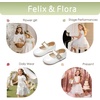 image:imageFelix amp Flora Girls Toddler Little Ballet Shoes  Flower Girls Mary Jane Flats Dress Shoes Party WeddingBf23pl White