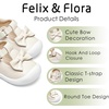 image:imageFelix amp Flora Soft Sole Baby Dress Shoes  Infant Baby Walking Shoes Moccasinss Rubber Sole Crib ShoesByb03fl Beige