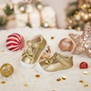 image:imageFelix amp Flora Soft Sole Baby Dress Shoes  Infant Baby Walking Shoes Moccasinss Rubber Sole Crib ShoesByb03fl Gold