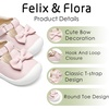 image:imageFelix amp Flora Soft Sole Baby Dress Shoes  Infant Baby Walking Shoes Moccasinss Rubber Sole Crib ShoesByb03pink