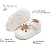 image:imageFelix amp Flora Soft Sole Baby Dress Shoes  Infant Baby Walking Shoes Moccasinss Rubber Sole Crib ShoesByb05white