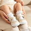 image:imageFelix amp Flora Soft Sole Baby Dress Shoes  Infant Baby Walking Shoes Moccasinss Rubber Sole Crib ShoesByb06beige