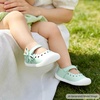image:imageFelix amp Flora Soft Sole Baby Dress Shoes  Infant Baby Walking Shoes Moccasinss Rubber Sole Crib ShoesByb06light Green