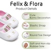 image:imageFelix amp Flora Soft Sole Baby Shoes  Infant Baby Girls Ballet Flats Moccasinss Rubber Sole Walking Crib ShoesBn01gold