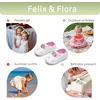 image:imageFelix amp Flora Soft Sole Baby Shoes  Infant Baby Girls Ballet Flats Moccasinss Rubber Sole Walking Crib ShoesBn01gold