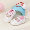 image:imageFelix amp Flora Soft Sole Baby Shoes  Infant Baby Girls Ballet Flats Moccasinss Rubber Sole Walking Crib ShoesBn01gold