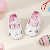 image:imageFelix amp Flora Soft Sole Baby Shoes  Infant Baby Girls Ballet Flats Moccasinss Rubber Sole Walking Crib ShoesBn01pink