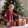 image:imageFelix amp Flora Soft Sole Baby Shoes  Infant Baby Girls Ballet Flats Moccasinss Rubber Sole Walking Crib ShoesBn32burgundy