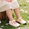 image:imageFelix amp Flora Soft Sole Baby Shoes  Infant Baby Girls Ballet Flats Moccasinss Rubber Sole Walking Crib ShoesBn33beige