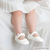 image:imageFelix amp Flora Soft Sole Baby Shoes  Infant Baby Girls Ballet Flats Moccasinss Rubber Sole Walking Crib ShoesBn33white