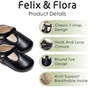image:imageFelix amp Flora Soft Sole Baby Shoes  Infant Baby Girls Ballet Flats Moccasinss Rubber Sole Walking Crib ShoesBn37black