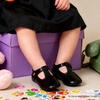 image:imageFelix amp Flora Soft Sole Baby Shoes  Infant Baby Girls Ballet Flats Moccasinss Rubber Sole Walking Crib ShoesBn37black