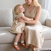 image:imageFelix amp Flora Soft Sole Baby Shoes  Infant Baby Girls Ballet Flats Moccasinss Rubber Sole Walking Crib ShoesBn37brown