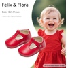 image:imageFelix amp Flora Soft Sole Baby Shoes  Infant Baby Girls Ballet Flats Moccasinss Rubber Sole Walking Crib ShoesBn37red