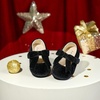 image:imageFelix amp Flora Soft Sole Baby Shoes  Infant Baby Girls Ballet Flats Moccasinss Rubber Sole Walking Crib ShoesBn38black