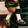 image:imageFelix amp Flora Soft Sole Baby Shoes  Infant Baby Girls Ballet Flats Moccasinss Rubber Sole Walking Crib ShoesBn38olive Green