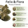 image:imageFelix amp Flora Soft Sole Baby Shoes  Infant Baby Girls Ballet Flats Moccasinss Rubber Sole Walking Crib ShoesBn38olive Green