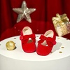 image:imageFelix amp Flora Soft Sole Baby Shoes  Infant Baby Girls Ballet Flats Moccasinss Rubber Sole Walking Crib ShoesBn38red