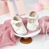 image:imageFelix amp Flora Soft Sole Baby Shoes  Infant Baby Girls Ballet Flats Moccasinss Rubber Sole Walking Crib ShoesBn39ivory White