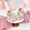 image:imageFelix amp Flora Soft Sole Baby Shoes  Infant Baby Girls Ballet Flats Moccasinss Rubber Sole Walking Crib ShoesBn39pink