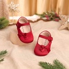 image:imageFelix amp Flora Soft Sole Baby Shoes  Infant Baby Girls Ballet Flats Moccasinss Rubber Sole Walking Crib ShoesBn39red