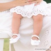 image:imageFelix amp Flora Soft Sole Baby Shoes  Infant Baby Girls Ballet Flats Moccasinss Rubber Sole Walking Crib ShoesBn39white