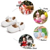 image:imageFelix amp Flora Soft Sole Baby Shoes  Infant Baby Walking Shoes Moccasinss Rubber Sole Crib ShoesB03 White