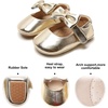 image:imageFelix amp Flora Soft Sole Baby Shoes  Infant Baby Walking Shoes Moccasinss Rubber Sole Crib ShoesB03gold
