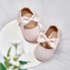image:imageFelix amp Flora Soft Sole Baby Shoes  Infant Baby Walking Shoes Moccasinss Rubber Sole Crib ShoesB03light Pink