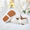 image:imageFelix amp Flora Soft Sole Baby Shoes  Infant Baby Walking Shoes Moccasinss Rubber Sole Crib ShoesB03light White