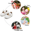 image:imageFelix amp Flora Soft Sole Baby Shoes  Infant Baby Walking Shoes Moccasinss Rubber Sole Crib ShoesB03light White
