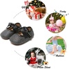image:imageFelix amp Flora Soft Sole Baby Shoes  Infant Baby Walking Shoes Moccasinss Rubber Sole Crib ShoesB10black