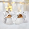 image:imageFelix amp Flora Soft Sole Baby Shoes  Infant Baby Walking Shoes Moccasinss Rubber Sole Crib ShoesB18 White