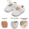 image:imageFelix amp Flora Soft Sole Baby Shoes  Infant Baby Walking Shoes Moccasinss Rubber Sole Crib ShoesB18 White