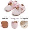 image:imageFelix amp Flora Soft Sole Baby Shoes  Infant Baby Walking Shoes Moccasinss Rubber Sole Crib ShoesB18light Pink