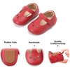 image:imageFelix amp Flora Soft Sole Baby Shoes  Infant Baby Walking Shoes Moccasinss Rubber Sole Crib ShoesB22red