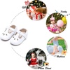 image:imageFelix amp Flora Soft Sole Baby Shoes  Infant Baby Walking Shoes Moccasinss Rubber Sole Crib ShoesB22white