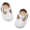 image:imageFelix amp Flora Soft Sole Baby Shoes  Infant Baby Walking Shoes Moccasinss Rubber Sole Crib ShoesB8527white