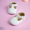 image:imageFelix amp Flora Soft Sole Baby Shoes  Infant Baby Walking Shoes Moccasinss Rubber Sole Crib ShoesB8527white